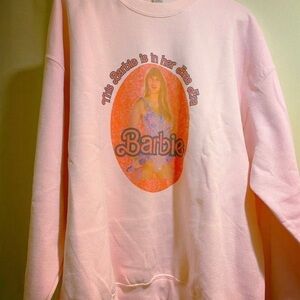 Taylor Swift Barbie Pink Eras Crewneck New